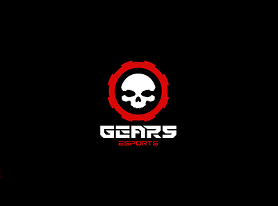 Gears Esports logo redesign branding design e sports esports gaming gear gears gears esports gears of war graphic design illustration logo mascot mascot logo skull typography ui ux vector