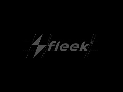 Fleek logo design brand branding design electrisity fleek illustration lightning logo mascot mascot logo minimalistic typography ui ux vector