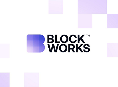 Blockworks - Logo Redesign bitcoin block blockworks branding coin crypto cryptocurrency cube design eth ethereum grid illustration logo news square token vector web3