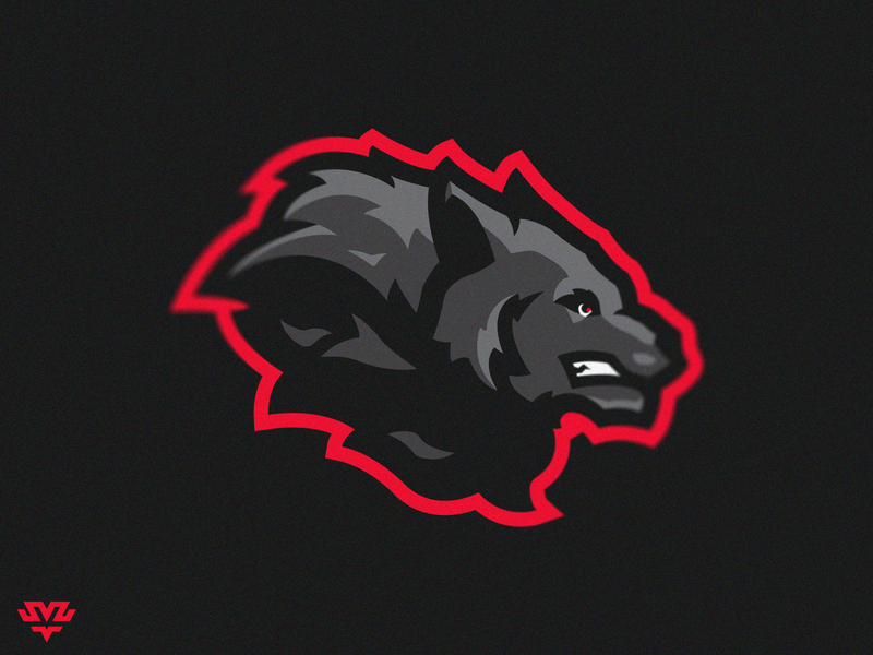 Wolf Mascot Logo by pxrxnoid on Dribbble