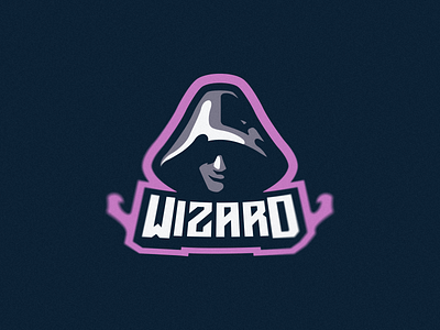 Wizard Mascot Logo app art branding design e sports flat icon illustration logo magic mascot mascot logo purple vector web white wizard