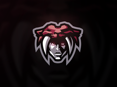 Caveman Mascot Logo angry branding cave caveman design e sports illustration logo mascot mascot logo old red vector white