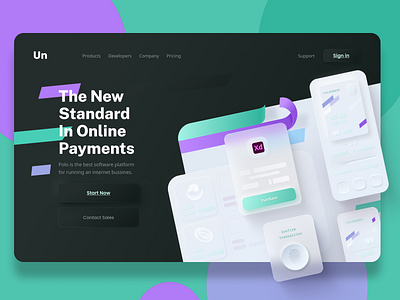 Online Payments landing page pay payments ui ui design website