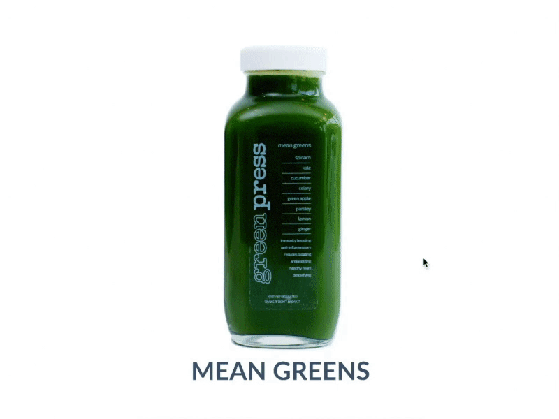 Greenpress E-Commerce Rollover ecommerce effects html5 juice packaging rollover ui ux web design website