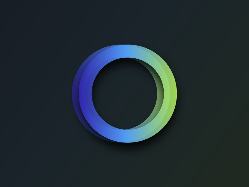 Double Circle by Ettrics on Dribbble