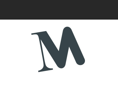 M - Icon brand icon logo mark
