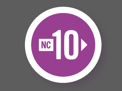 NC10 10yrs badge logo