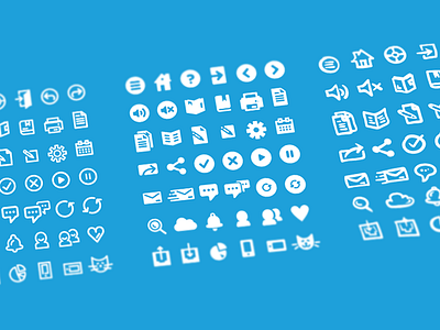 Trivantis Icons clean handdrawn icons iconset software