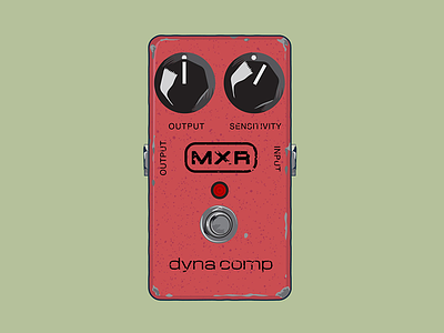 Mxr Dyna Comp illustration vector
