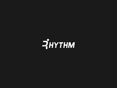Rhythm - Logo Design black and white bold clean design illustration logo vector