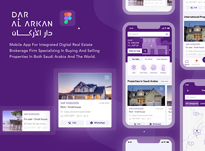 Sale and Rent Property App app design ui ux