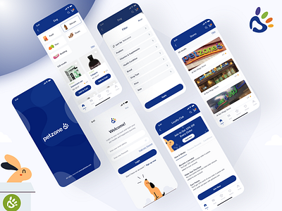 Petzone App app design illustration ui ux