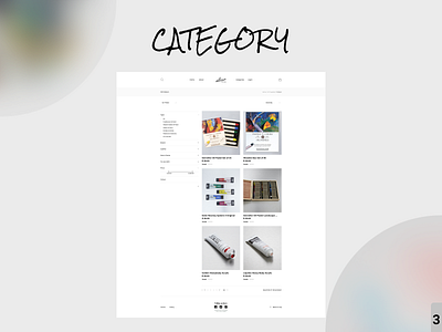 Category page _ e-commerce Store design ui