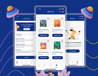 Wish List - Petzone app app branding design illustration ui ux