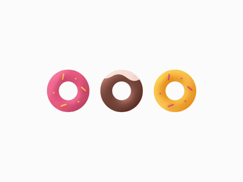 Donuts in motion animation branding donut donuts gif illustration motion sweet tasty