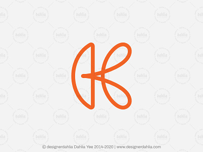 Dynamic Letter K Logo brand identity branding dynamic letter k letter k logo letter logo letter mark logos lettermark logo design logo for sale monogram
