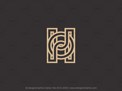 Letter HO OH Monogram Logo