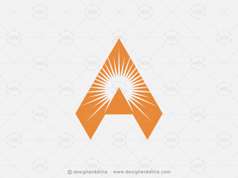 Letter A Pyramid Logo By D A H L I A On Dribbble