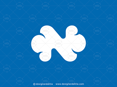 Letter N Cloud Logo