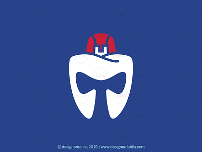 Letter T Tooth Logo