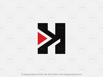 Letter H Arrow Logo