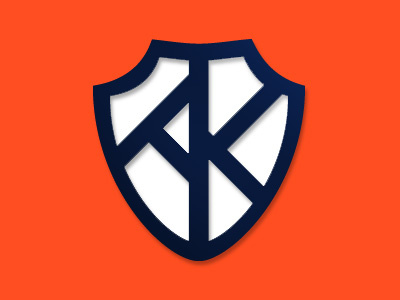 AK Logo armor logo shield warrior