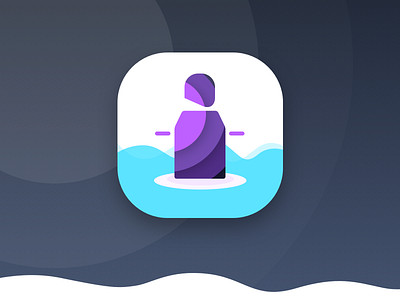 Milk can app icon flat flow icon ios material icon milk purple water