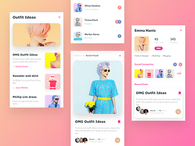 Outfit Ideas App Exploration by Sourav Maity ℠ on Dribbble