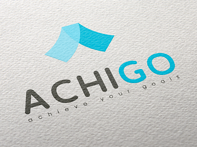 Achigo company Logo branding design icon illustration illustrator logo typography ui ux vector website