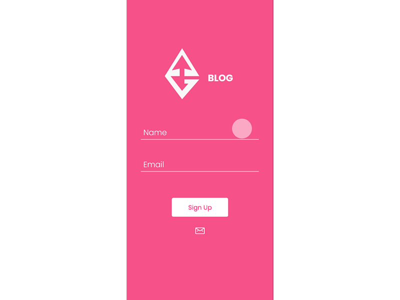 Daily UI Challenge: Sign Up Screen