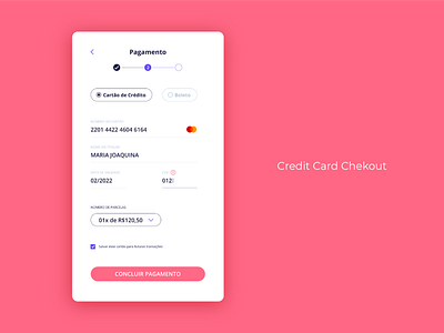 Daily UI 002 - Credit Card Chekout 100daychallenge credit card checkout creditcard dailyui dailyuichallenge ui uidesign