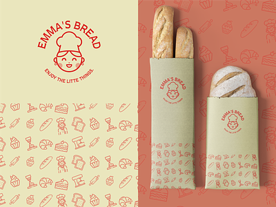 Emma's bakery branding