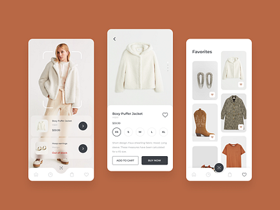 App for searching clothes by photo by Iryna Harahulia on Dribbble