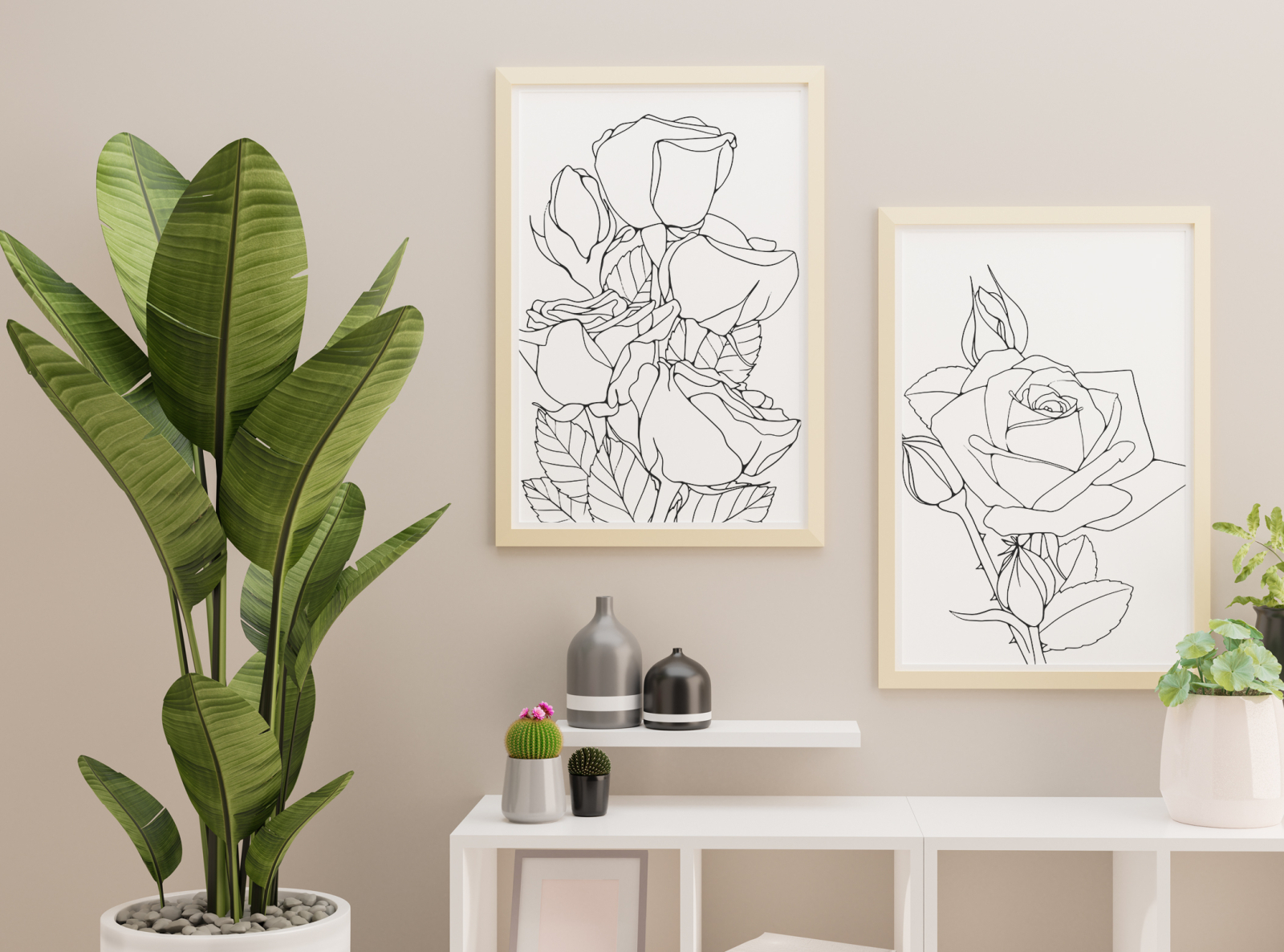 Rose Flower Line Art SVG Graphic by dapiyupi on Dribbble