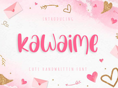 Kawaime Cute Font cute font signature font