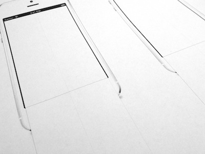 iPhone 5 Sketchline (1:1) draw ios iphone line print scrollview sketch stencil timeline