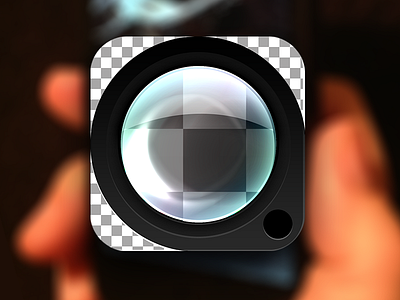 Focus & simplicity eye glass focus icon ios iphone loupe magnifier magnifying glass simplicity zoom
