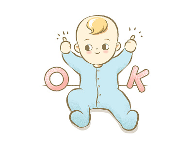 OK baby character design series