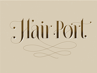 Hair Port logo design