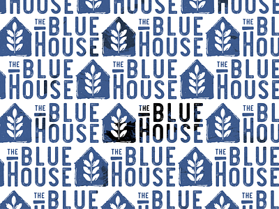 The Blue House Logo System