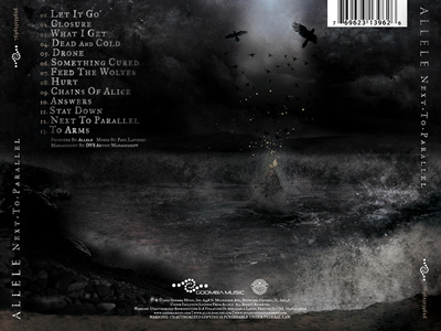 Outer Tray Album Art album allele cd dark design layout water