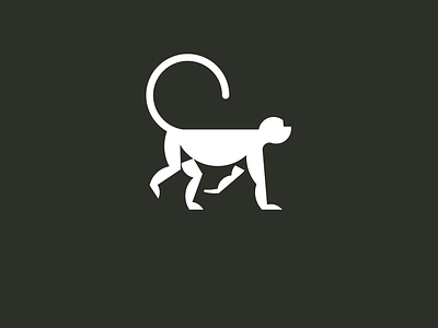 Monkey logo animal animal logo branding circular grid design graphicdesign logo logotype minimal monkey monkey logo
