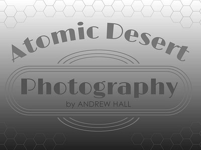 Atomic Desert Photography Logo Design V2 andrew hall branding design graphic design logo logo deisgn ui vector