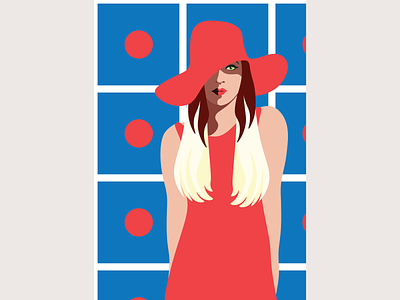 Polka Dot - fashion illustration