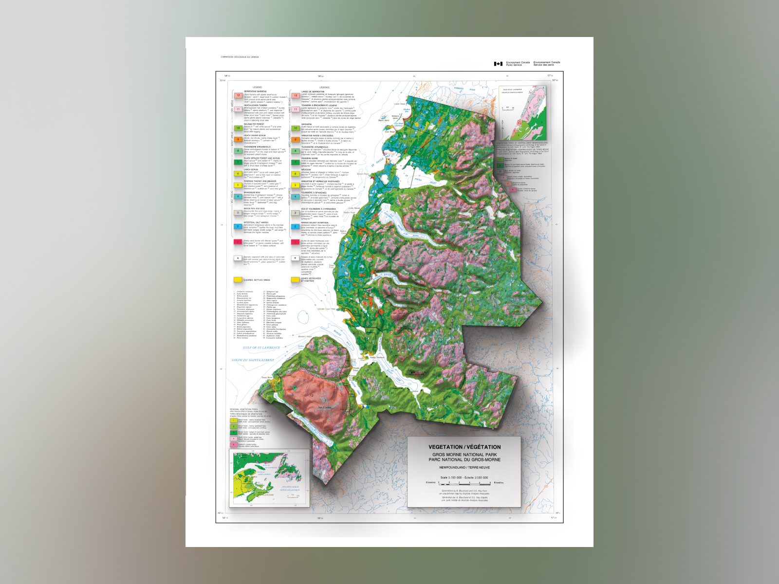 gros morne national park map