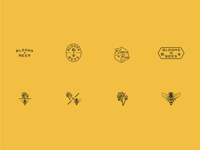 Blooms to Bees | Logo options