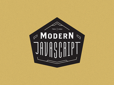 Modern Javascript Workshop art deco brand geometric javascript logo trademark workshop