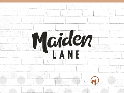 Maiden Lane Church - Logo branding church church logo clean urban logo