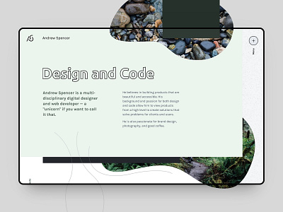 Personal Site - New Homepage Design designer logo developer homepage minimal nature personal personal brand portfolio rebrand web design