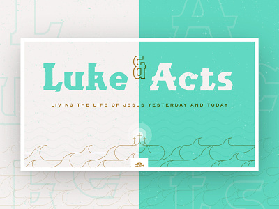 Luke & Acts - Sermon Series acts bible church church design luke sermon series slide